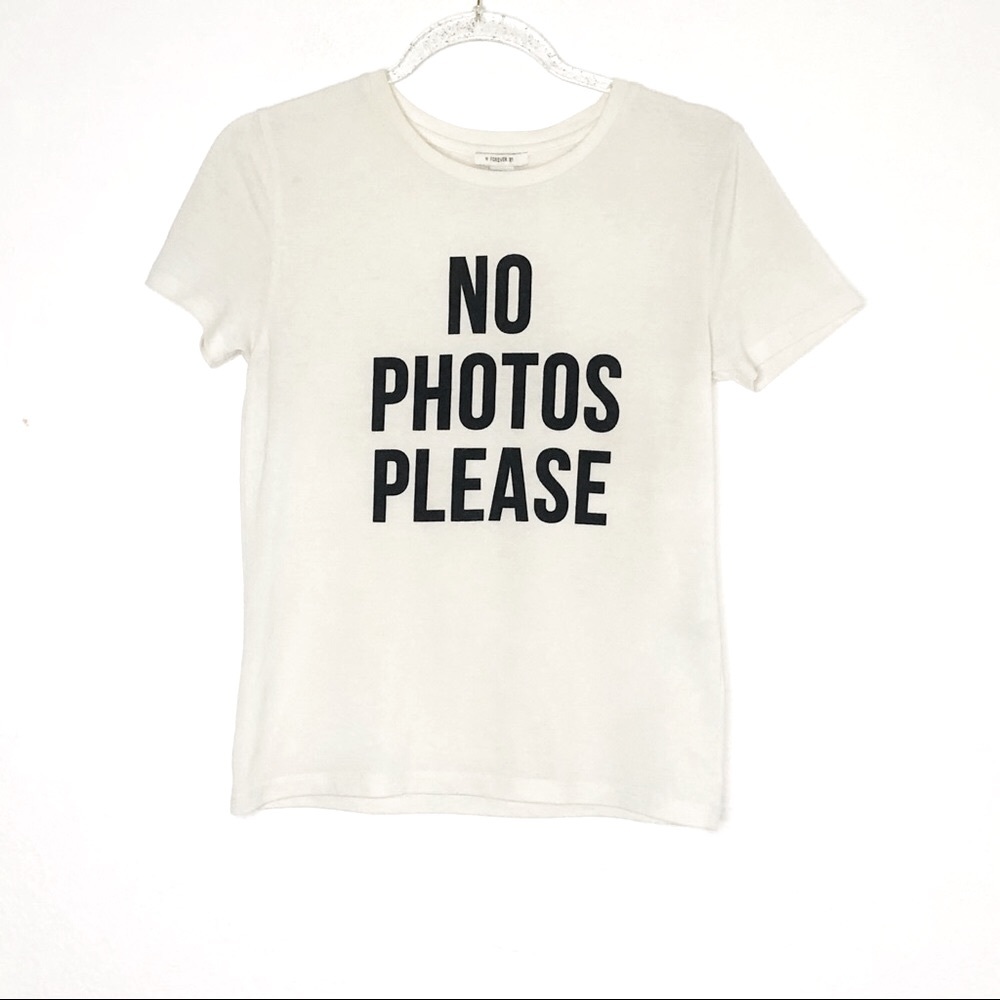 No Photos Please Tee T-Shirt Forever 21